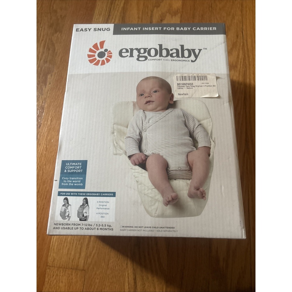 Ergobaby Easy Snug Infant Insert - Natural